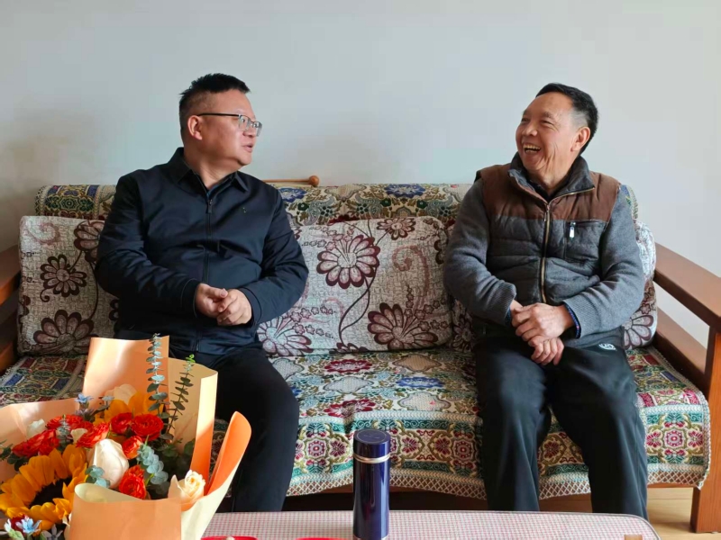 歲寒情深暖意濃  殷殷關懷沁人心 | 中鋼天源開展春節前走訪慰問活動